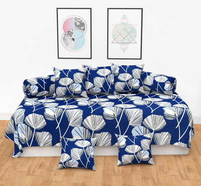 Regit Polycotton Abstract Diwan Set(Blue)