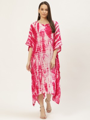 maaesa Women Kaftan Pink Dress