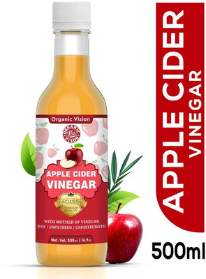 OrganicVison Best 500ml Apple Cider Vinegar For Weight Management Vinegar(500 ml)