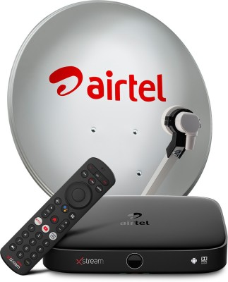 Airtel Xstream Set Top Box |1 Month Hindi Family Kids Sports HD Pack | 12 Months Disney+Hotstar Subscription Free | Fast Delivery