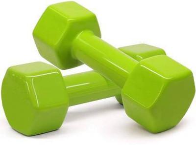 Hridya Trade Vinyl Dumbbells 2Kg * 2PCS for Men and Women Fixed Weight Dumbbell(4 kg)