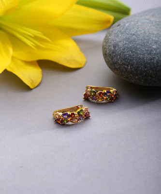 SOHI SOHI Gold Plated Designer Studs Alloy Stud Earring
