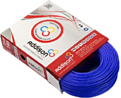 Addison FR Insulated House Wire ISI 1.5 sq/mm Blue 90 m Wire(blue)