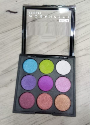 MYEONG MULTI COLOR HIGHLIY PIGMENTED INTENSE & LONG LASTING SHIMMER FINISH EYE SHADOW PALETTE 12 g(MULTI COLOR)