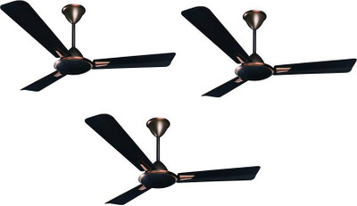 CROMPTON Aura Prime 900MM chicory pack of 3 900 mm 3 Blade Ceiling Fan (chicory, Pack of 3)