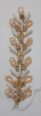 ZENCY NEW HAIR BROOCH 129 Bun(Gold, White)