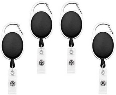 Dey 's stationery store Plastic ID Badge Holder(Pack of 4)
