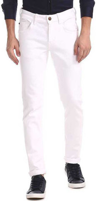 linaria Slim Men White Jeans