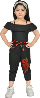 TodayF Embroidered Girls Jumpsuit