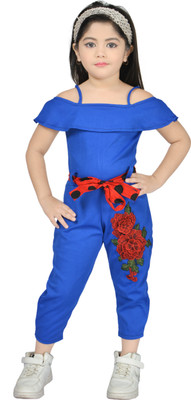 TodayF Embroidered Girls Jumpsuit