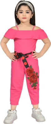 TodayF Embroidered Girls Jumpsuit