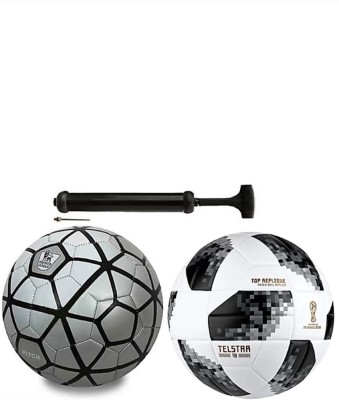 radion RFK silver+telstar black football kit with pump Football Kit