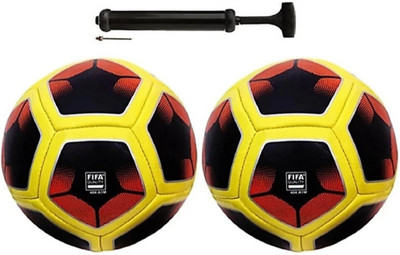 radion RFK FIFA Lalinga black yellow combo football kit with Air pump Football Kit
