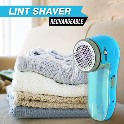 Pick Ur Needs Lint Shaver for Clothing with Rechargeable USB Charging Cord, Ball Shaver with 1 Extra Floating Blade, No More Lint Lint Roller