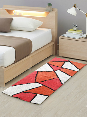 AAZEEM Cotton Floor Mat(Multicolor, Large)