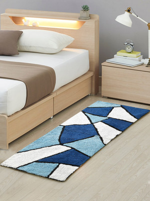 AAZEEM Cotton Floor Mat(Multicolor, Large)