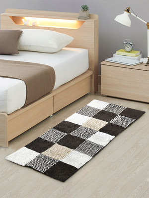 AAZEEM Cotton Floor Mat(Multicolor, Large)