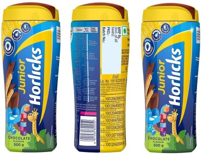 HORLICKS Junior chocolate flavour 500 gram pack of 2(2 x 0.5 kg)