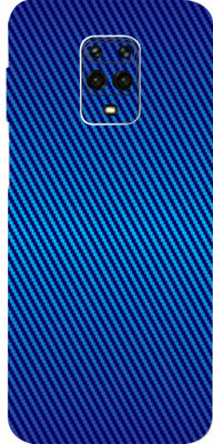 AsSkin Redmi note 10 lite, Mi Note10 Mobile Skin(Ultra Lite Carbon Fiber Blue Skin With High Matte Finish..)