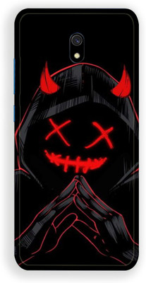 BugguSkin Redmi 8A, redmi 8a Mobile Skin(Ultra Super Black Devil Skin With High Matte Finish., Mobile Skin (Back+Side+Camera))
