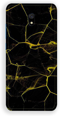 BugguSkin Redmi 8A, redmi 8a Mobile Skin(Ultra Super Black Abstract Skin With High Matte Finish., Mobile Skin (Back+Side+Camera))
