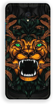 LAMHA MI Redmi 8A Mobile Skin(Ultra Super Loin King With High Matte Finish.)