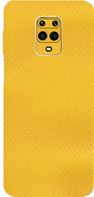 AsSkin Redmi note 10 lite, Mi Note10 Mobile Skin(Ultra Yellow Carbon Skin With High Matte Finish..)