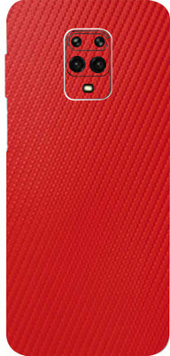AsSkin Redmi note 10 lite, Mi Note10 Mobile Skin(Ultra Red Carbon Fiber Skin With High Matte Finish..)