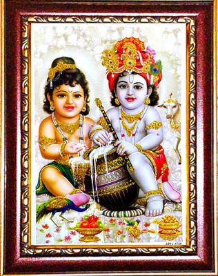 SUNINOW KRISHNA AND BALRAM Religious Frame