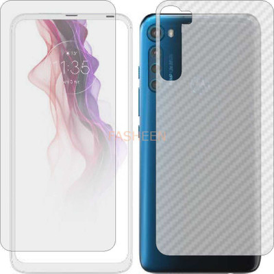 Fasheen Front and Back Tempered Glass for MOTO ONE FUSION PLUS(Pack of 2)