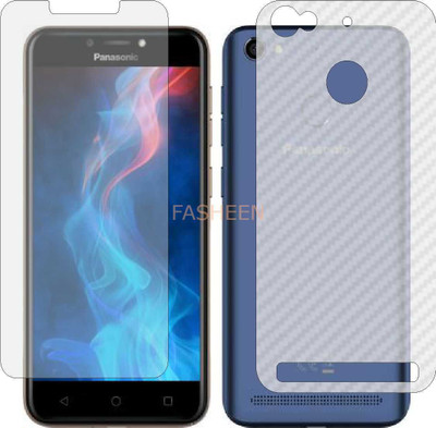 Fasheen Front and Back Tempered Glass for PANASONIC ELUGA P85 NXT (Front Matte Finish & Back 3d Carbon Fiber)(Pack of 2)