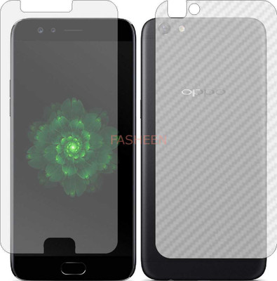 Fasheen Front and Back Tempered Glass for OPPO F3 PLUS DUAL SEFIE (Front Matte Finish & Back 3d Carbon Fiber)(Pack of 2)