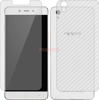 Fasheen Front and Back Tempered Glass for OPPO A30 (Front Matte Finish & Back 3d Carbon Fiber)(Pack of 2)