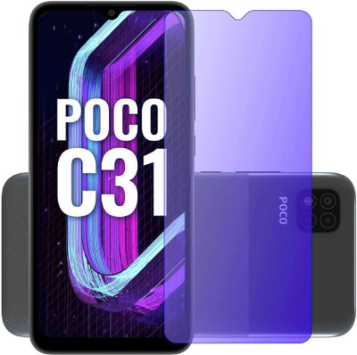 AGRSHI Tempered Glass Guard for Poco C31, Poco C3, Poco M2, Poco M3, Poco M3 Reloaded(Pack of 1)