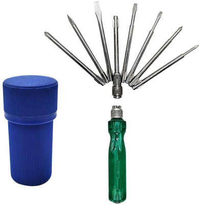 Hyderon Round Screwdriver Set Combination Screwdriver Set(Pack of 9)
