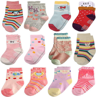 KidBee Baby Boys & Baby Girls Printed, Self Design, Geometric Print, Striped Ankle Length(Pack of 12)