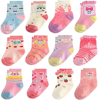 KidBee Baby Girls Printed, Self Design, Geometric Print, Striped Ankle Length(Pack of 12)