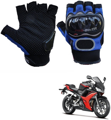 AuTO ADDiCT PRO BIKER HALF FINGERED GLOVES BLUE FOR HERO HX250R Riding Gloves(Blue)
