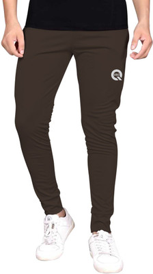 Kaff Solid Men Brown Track Pants