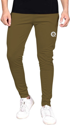 Kaff Solid Men Olive Track Pants