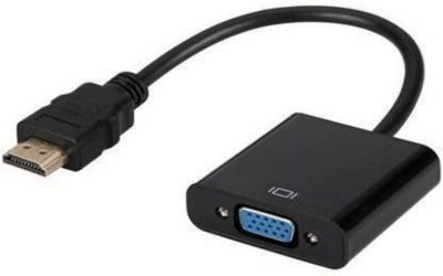 START BUY  TV-out Cable MTL_531A HDMI to VGA Cable compatible for laptop/PC/TV/Tablet/Projector/Xbox(Multicolor, For Computer)