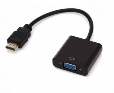 START BUY  TV-out Cable PVJ_525O HDMI to VGA Cable compatible for laptop/PC/TV/Tablet/Projector/Xbox(Multicolor, For Computer)