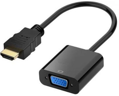 START BUY  TV-out Cable XPZ_450P HDMI to VGA Cable compatible for laptop/PC/TV/Tablet/Projector/Xbox(Multicolor, For Computer)
