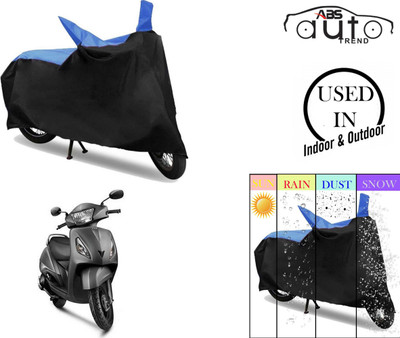 ABS AUTO TREND Two Wheeler Cover for TVS(Jupiter, Blue, Black)