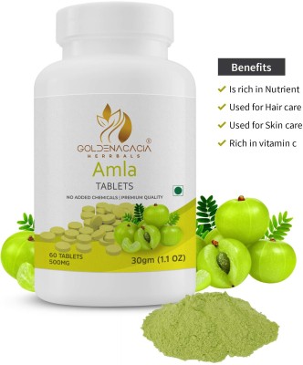 Goldenacacia AMLA 500mg 60 TABLETS(60 Tablets)