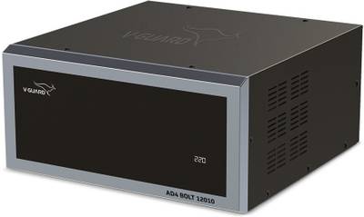 V-Guard AD4 Bolt 12010 for 1.5 Ton AC (Working Range: 70V-270V) Voltage Stabilizer  (Black)