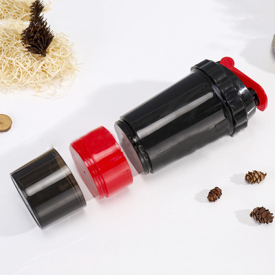 ATIMUNA 500 ml Plastic Shaker(Pack of 1, Black)