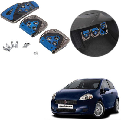 Znee Smart ZS-BLU-B109 Blue Non-Slip Manual Car Pedals kit Pad Covers 3 Pcs Set for Fiat Grand Punto Car Pedal