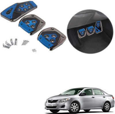 Znee Smart ZS-BLU-B95 Blue Non-Slip Manual Car Pedals kit Pad Covers 3 Pcs Set for Toyota Corolla Car Pedal