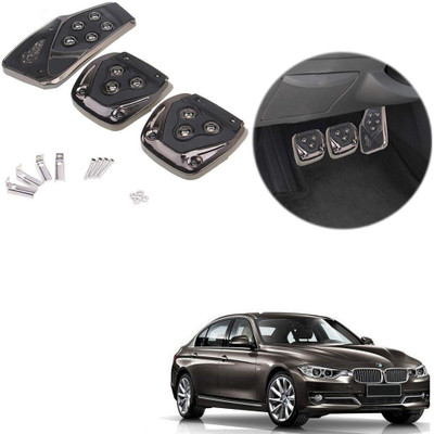 Znee Smart ZS-BV-28 Black Non-Slip Manual Car Pedals kit Pad Covers 3 Pcs Set for B-M-W 3 Series Car Pedal